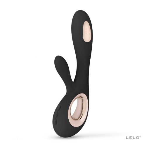  Soraya Wave Black Nonfigurative Vibrator