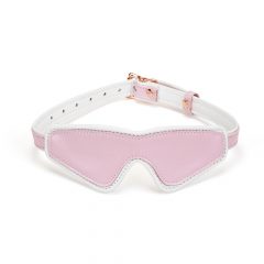    White & Pink Fairy Goat Leather Blindfold Mask/Blindfold/Headgear