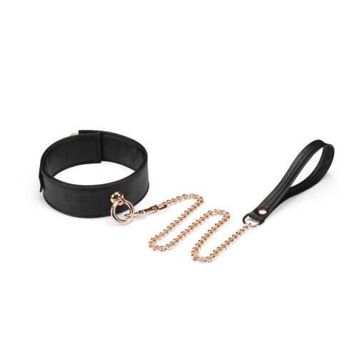  Black Organosilicon Collar with Leash Collar/leash