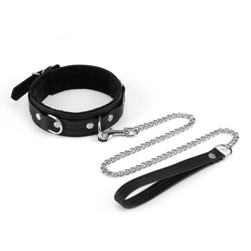  Black Bond Collar with Leash Collar/leash