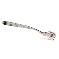  One-Row Wartenberg Pinwheel Silver BDSM accessory