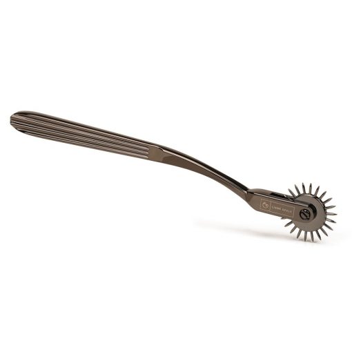 One-Row Wartenberg Pinwheel Pewter BDSM Accessory