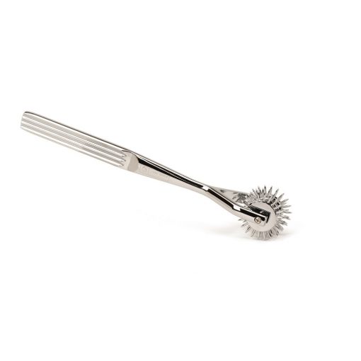  Three-Row Wartenberg Pinwheel Silver BDSM accessory