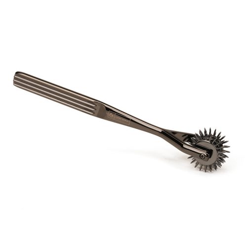  Three-Row Wartenberg Pinwheel Pewter BDSM accessory