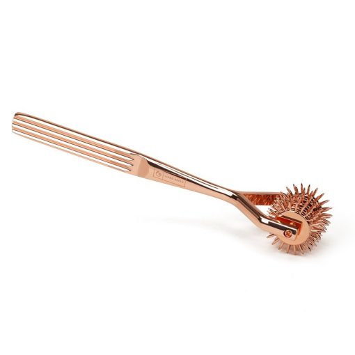  Five-Row Wartenberg Pinwheel Rose Gold BDSM accessory