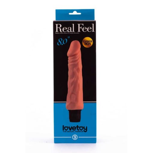 8'' Real Feel Cyberskin Vibrator Realistic vibrator