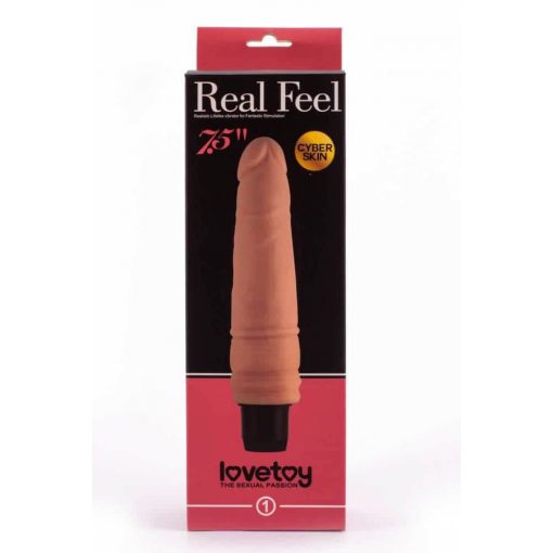  7.5" Real Feel Cyberskin Vibrator Realistic vibrator