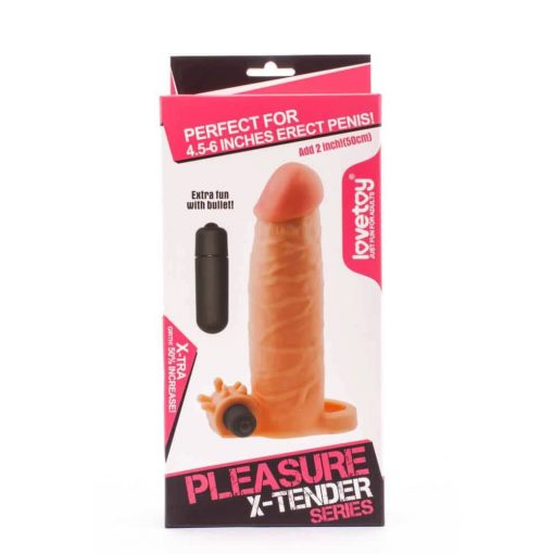 Pleasure X-Tender Vibrating Penis Sleeve #1 Penis Sleeve/Extender