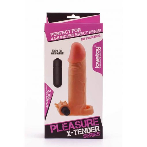  Pleasure X-Tender Vibrating Penis Sleeve #2 Penis Sleeve/Extender