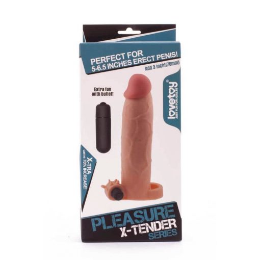  Pleasure X-Tender Vibrating Penis Sleeve #6 Penis Sleeve/Extender