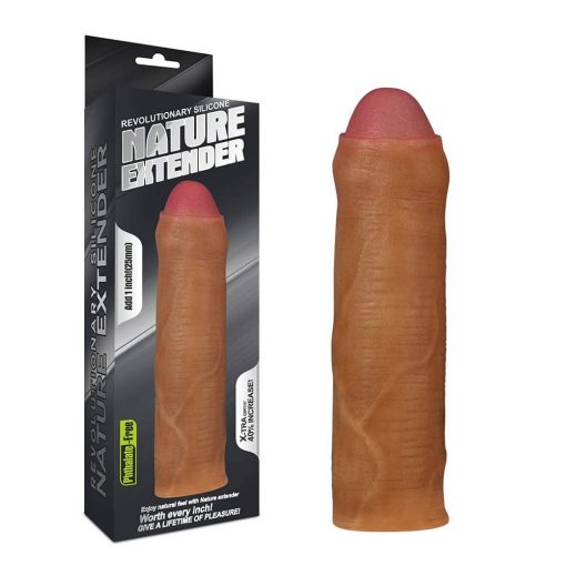  Revolutionary Silicone Nature Extender 3 Penis Sheath/Extender