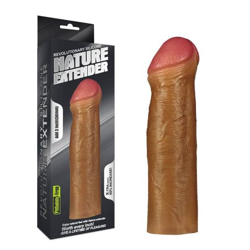  Revolutionary Silicone Nature Extender 5 Penis Sheath/Extender