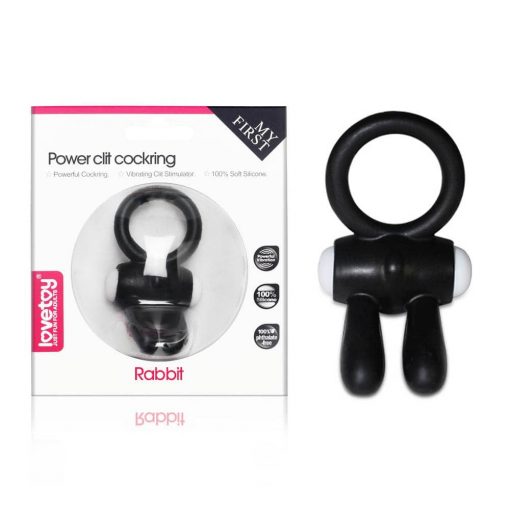  Power Clit Cockring Black 2 Cock Ring/Cuff