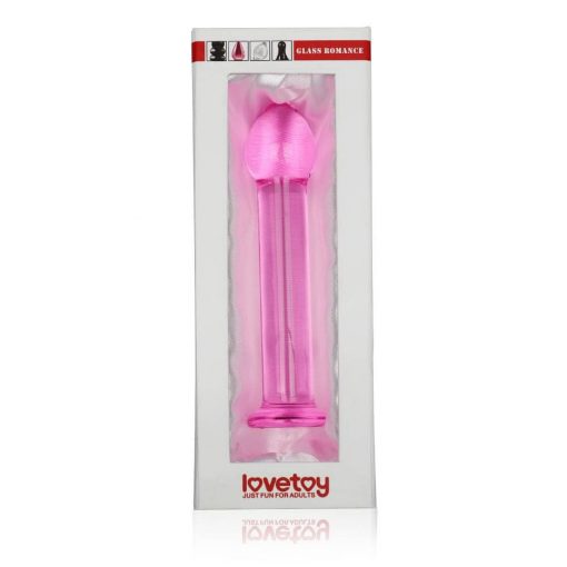  Glass Romance Pink 1 Dildo