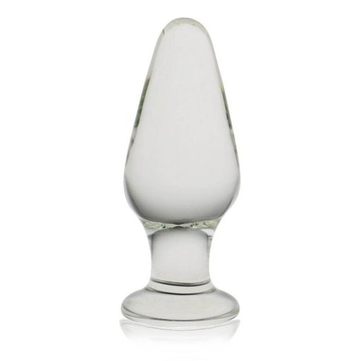  Glass Romance Anal Plug Clear Butt plug