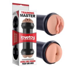    Training Master Double Side Stroker Pussy and Anus Flesh Male masturbator