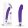  Rechargeable IJOY Silicone Dildo Purple Realistic vibrator