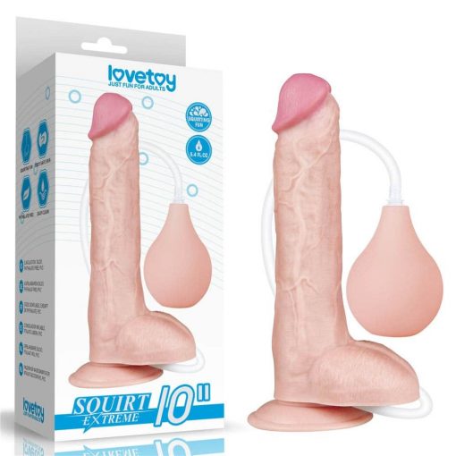  10'' Squirt Extreme Dildo Flesh Dildo