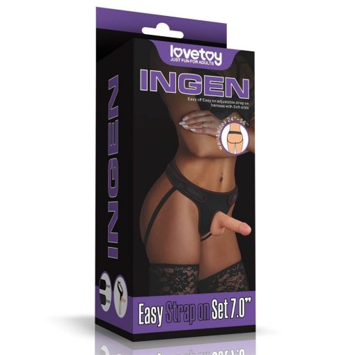  Easy Strapon Set 7.0'' Strap-on Device