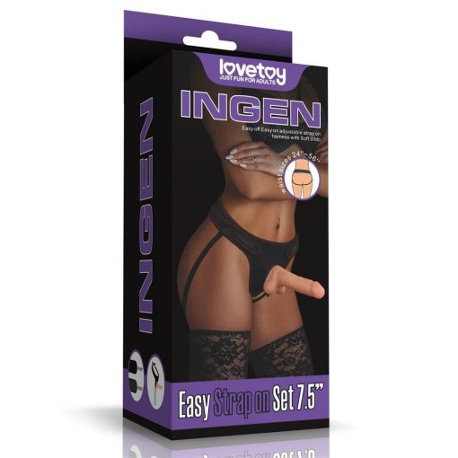  Easy Strapon Set 7.5'' 2 Strap-On Devices