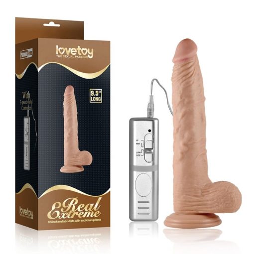  9.5'' Real Extreme Vibrating Dildo Realistic vibrator