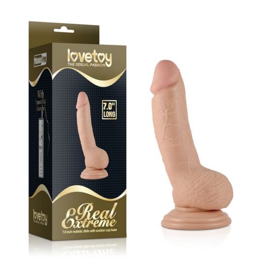  7" Real Extreme Vibrating Dildo Realistic vibrator