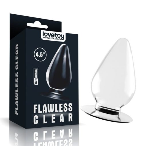  4.5'' Flawless Clear Anal Plug Butt plug