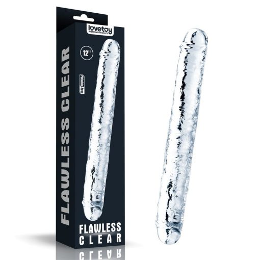  12'' Flawless Clear Double Dildo Dildo