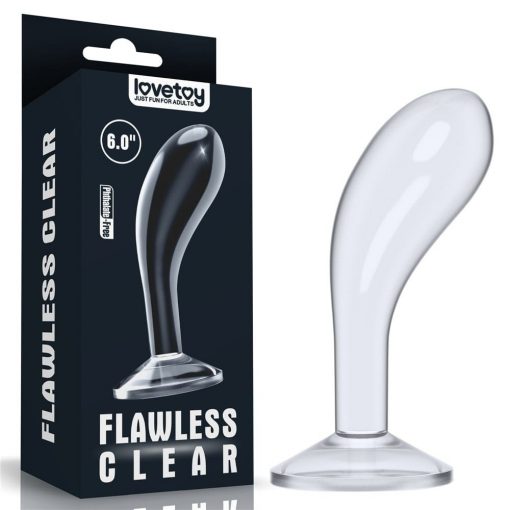  6.0'' Flawless Clear Prostate Plug Prostate massager