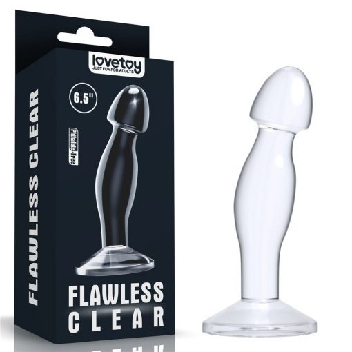  6.5'' Flawless Clear Prostate Plug Prostate massager