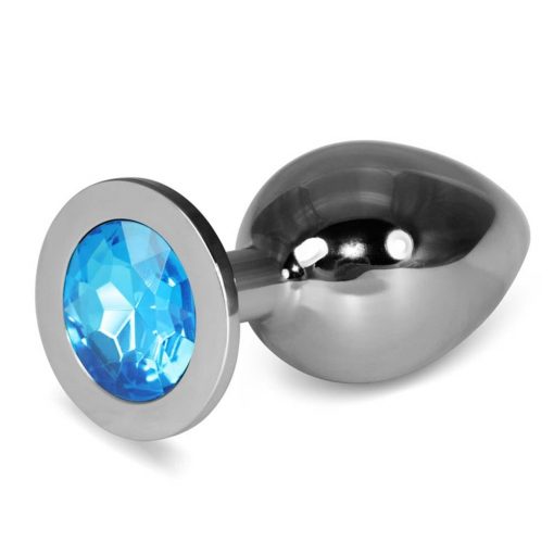  Rosebud Classic Metal Plug L Blue Butt plug