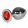  Rosebud Classic Metal Plug L Red Butt plug