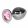  Rosebud Classic Metal Plug L Pink Butt plug