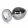  Rosebud Classic Metal Plug L Clear Butt plug