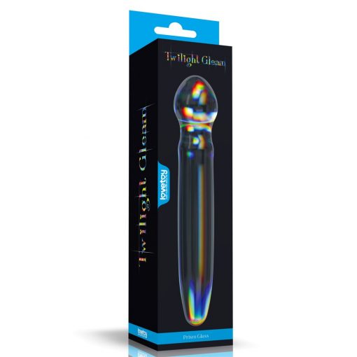 Twilight Gleam Glass Dildo- Prism Glass Butt Plug