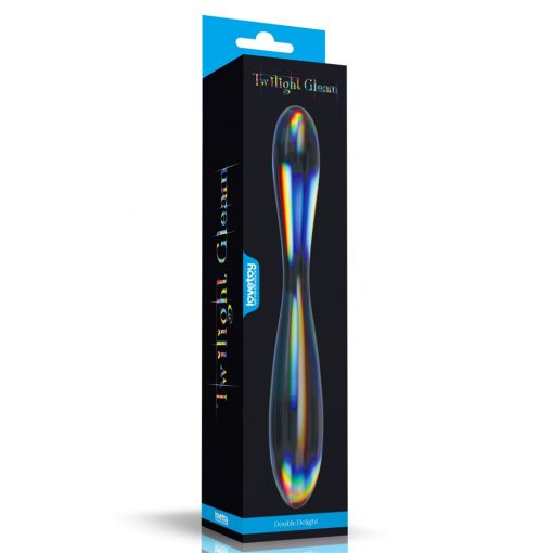  Twilight Gleam Glass Dildo - Double Delight Dildo