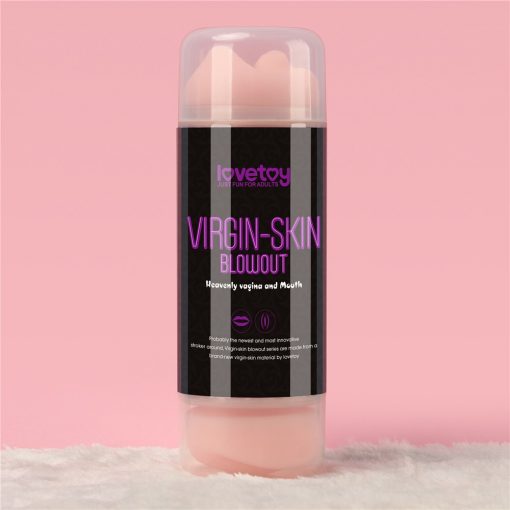  Virgin-skin Blowout Double Side Stroker Vagina and Mouth