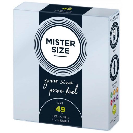  MISTER SIZE 49 mm Condoms 3 pieces Condom