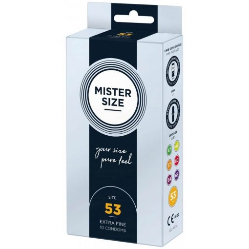  MISTER SIZE 53 mm Condoms 10 pieces Condoms