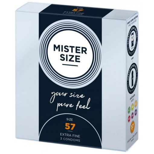  MISTER SIZE 57 mm Condoms 3 pieces Condom