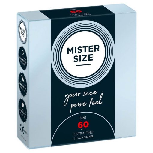  MISTER SIZE 60 mm Condoms 3 pieces Condoms