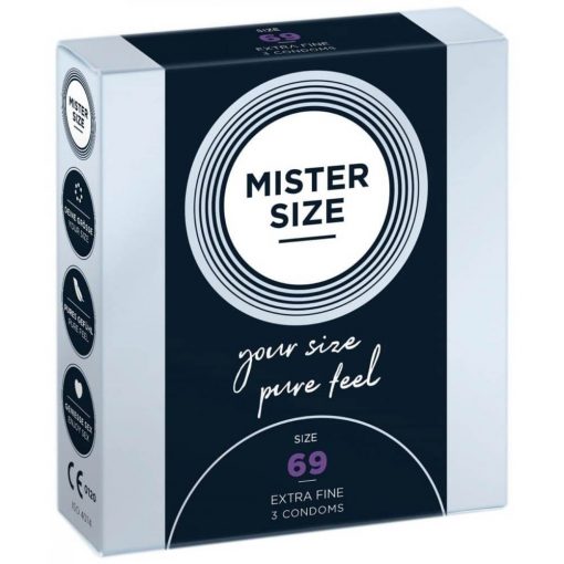  MISTER SIZE 69 mm Condoms 3 pieces Condoms