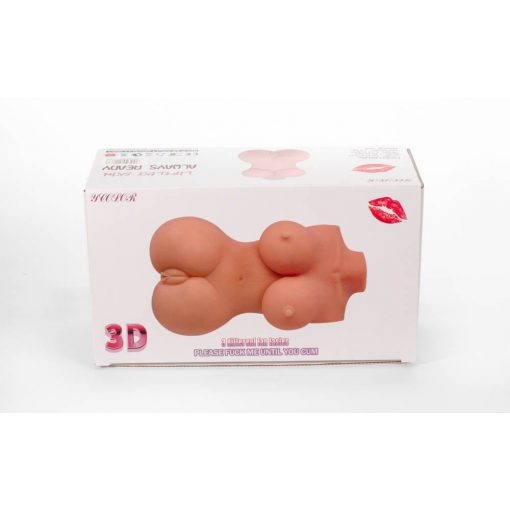  Double Hole 3D Masturbator IV Male masturbator