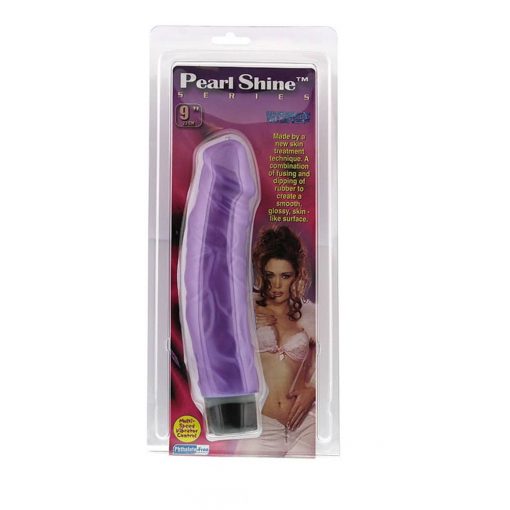  Pearl Shine 9 Vibrator Purple Realistic vibrator