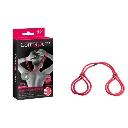  COTTON CUFFS RED Handcuffs