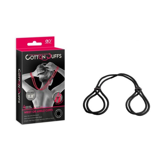  COTTON CUFFS BLACK Handcuffs