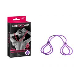  COTTON CUFFS PURPLE Handcuffs