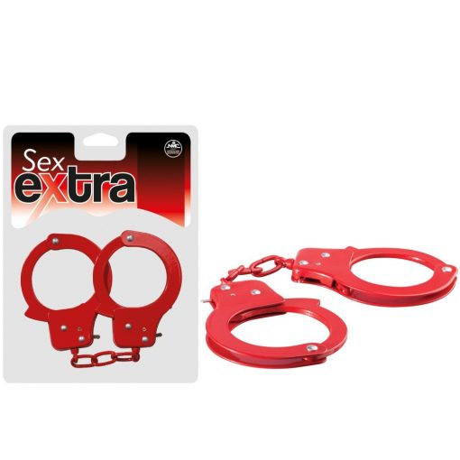  SEX EXTRA - METAL CUFFS RED Handcuffs