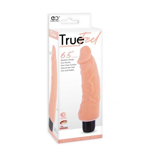  TRUE FEEL TPR VIBRATOR 6.5" I Realistic vibrator