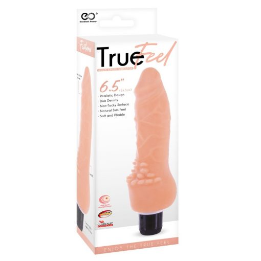  TRUE FEEL TPR VIBRATOR 6.5" III Realistic vibrator